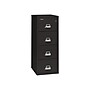 FireKing Classic 4-Drawer Vertical File Cabinet, Fire Resistant, Legal, Black, 25.06"D (4-2125-CBL)~#|#~sp43805832_sc7