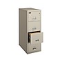 FireKing 2 Hour Rated 4-Drawer Vertical File Cabinet, Fire Resistant, Letter, Beige, 31.19"D  (4-1956-2PA)~#|#~sp43805841_sc7