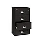 FireKing Classic 4-Drawer Lateral File Cabinet, Fire Resistant, Letter/Legal, Black, 31.19"W DOCK (4-3122-CBL)~#|#~sp43805857_sc7
