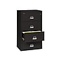 FireKing Classic 4-Drawer Lateral File Cabinet, Fire Resistant, Letter/Legal, Black, 31.19"W DOCK (4-3122-CBL)~#|#~sp43805858_sc7
