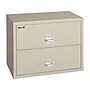 FireKing Classic 2-Drawer Lateral File Cabinet, Fire Resistant, Letter/Legal, Beige, 37.5"W (2-3822-CPA)~#|#~sp43805870_sc7