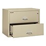 FireKing Classic 2-Drawer Lateral File Cabinet, Fire Resistant, Letter/Legal, Beige, 37.5"W (2-3822-CPA)~#|#~sp43805874_sc7