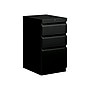 HON Brigade 3-Drawer Vertical File Cabinet, Mobile/Pedestal, Letter, Black, 22.88"D (H33723R.L.P)~#|#~sp43805895_sc7