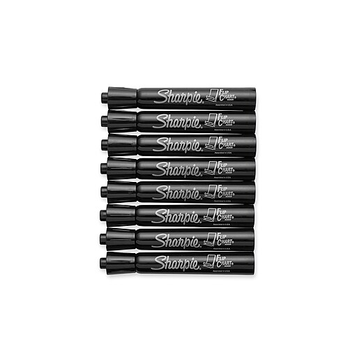 Shop Staples for Sharpie® Flip Chart Markers, Black, 8/pk (1760445)