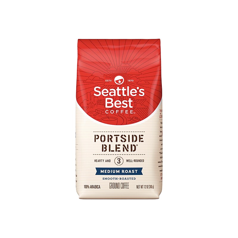 Seattle's Best Coffee Portside Blend Ground Coffee, Medium Roast (SBK11008569) image 1