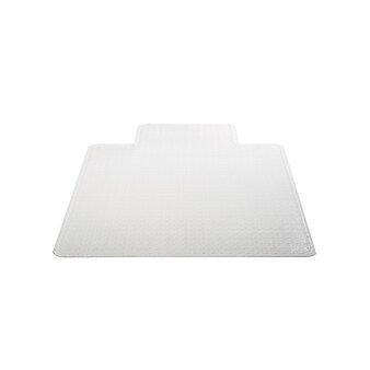 Deflect-O DuraMat 45" x 53'' Rectangular w/Lip Chair Mat for Carpet, Vinyl (DEFCM13233)