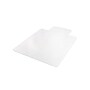 Deflect-O EconoMat 45" x 53'' Rectangular w/Lip Chair Mat for Carpet, Vinyl (CM11232)~#|#~sp43806452_sc7
