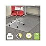Deflect-O EconoMat 45" x 53'' Rectangular w/Lip Chair Mat for Carpet, Vinyl (CM11232)~#|#~sp43806460_sc7