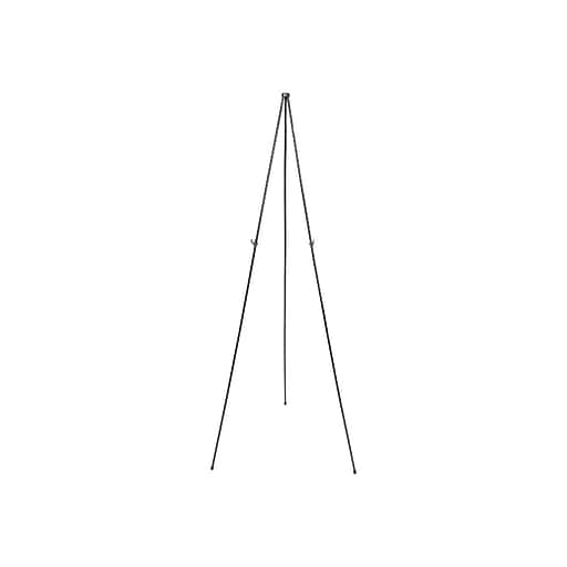 Quartet Instant Easel Display Easel, 63", Black Aluminum (29E) Staples