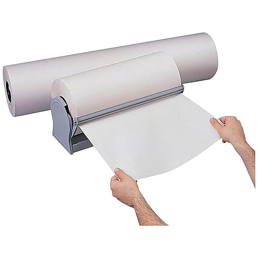 Newsprint Paper Roll, 24" x 1200', White (4085058/C313024) Staples