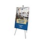 Quartet Instant Easel Display Easel, 63", Black Aluminum (29E)~#|#~sp43806907_sc7