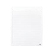 Staples Premium Arc Notebook System Refill Paper, 8.5" x 11", 50 Sheets, Narrow Ruled, White (19992)