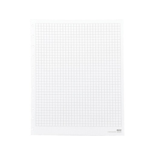 Staples Premium Arc Notebook System Refill Paper, 8.5" x 11", 50 Sheets