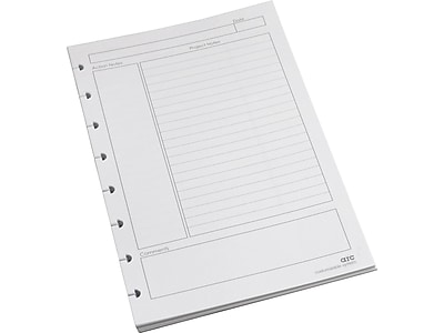 UPC 718103140287 product image for Staples Premium Arc Notebook System Refill Paper, 5.5