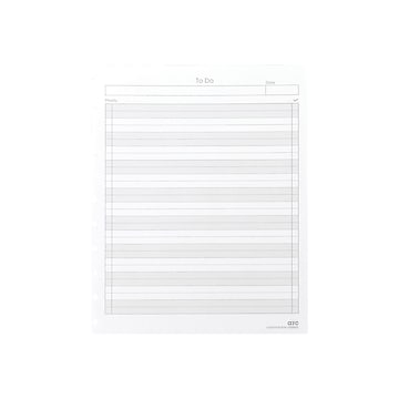 Staples To-Do Arc Notebook System Refill Paper, 8.5" x 11", 50 Sheets, Cornell Ruled,White (19995)