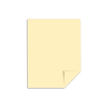 Exact Index Cardstock Paper, 110 lbs, 8.5" x 11", Ivory, 250/Pack (49581)