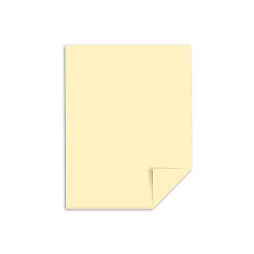 Staples 110 lb. Cardstock Paper, 8.5 x 11, Ivory, 250 Sheets/Pack (49703), Staples