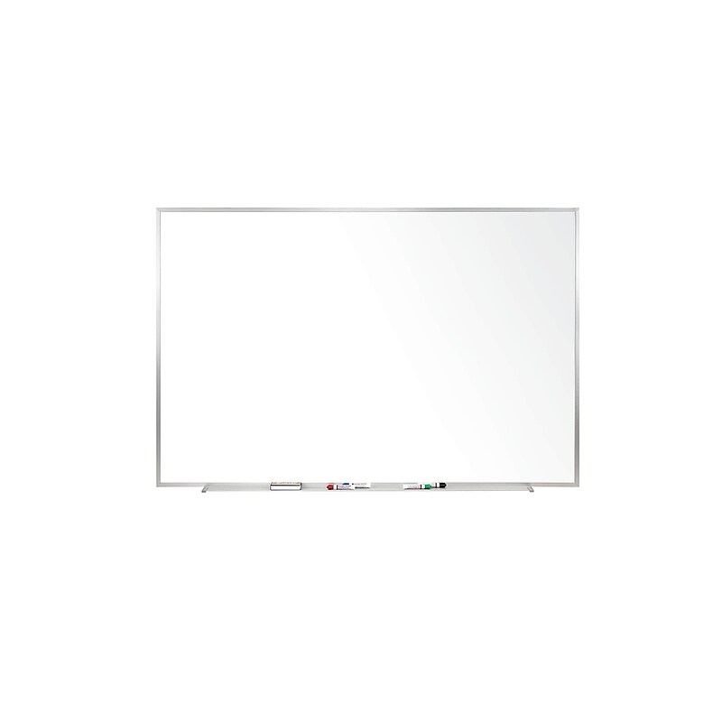 Ghent M1 Series Porcelain Dry-Erase Whiteboard, Aluminum Frame, 5' x 4' (M1-45-4) image 1