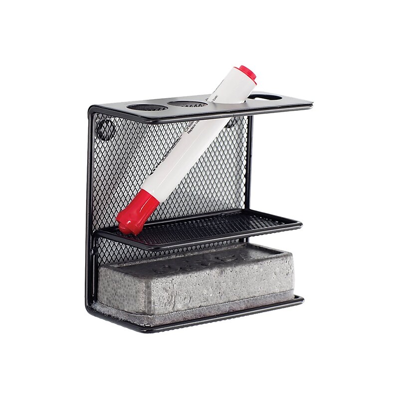 Safco Onyx Accessories Holder, Black (3611BL) image 1