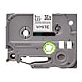 Brother P-touch TZe-S211 Laminated Extra Strength Label Maker Tape, 1/4" x 26-2/10', Black on White (TZe-S211)~#|#~sp43807203_sc7