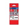 Brother P-touch TZe-S211 Laminated Extra Strength Label Maker Tape, 1/4" x 26-2/10', Black on White (TZe-S211)~#|#~sp43807204_sc7
