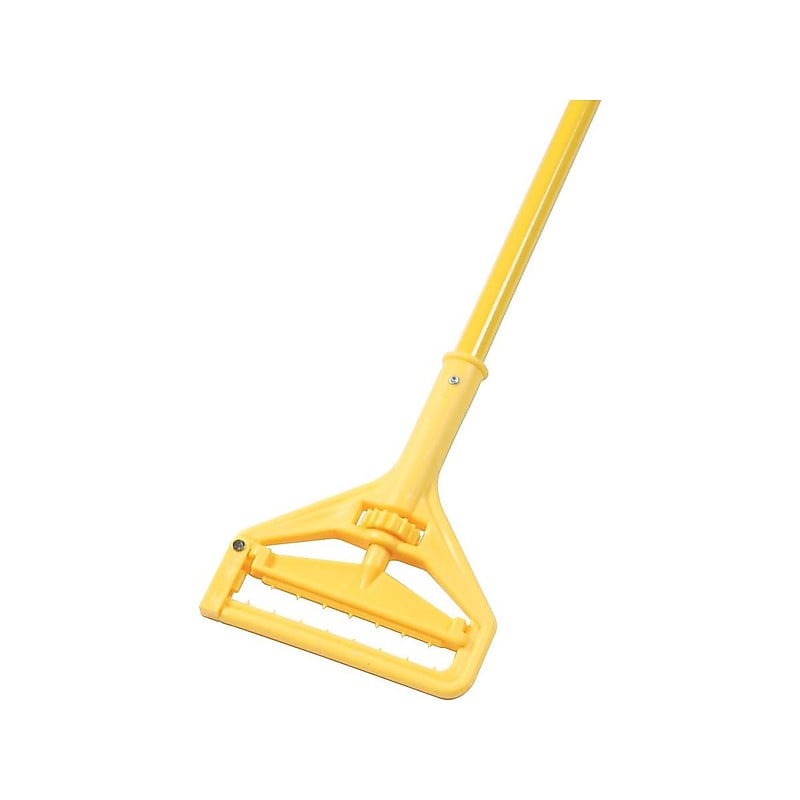 O'Dell 60" Vinyl Coated Aluminum Wet Mop Handle, Yellow (C-8PM60/UNS620) image 1