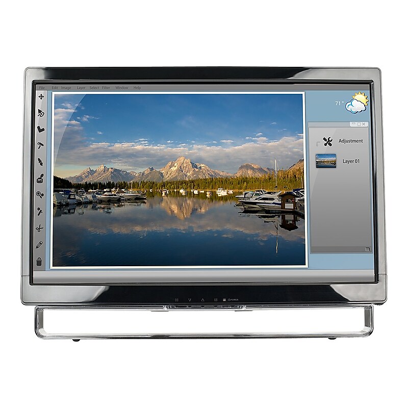 PLANAR 997-7039-00 22" LED Monitor, Black image 1