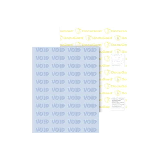 DeterX 8.5 x 11 Cardstock Security Paper (250 Sheets) — protected-papers