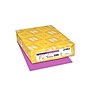 Astrobrights 65 lb. Cardstock Paper, 8.5" x 11", Outrageous Orchid, 250 Sheets/Pack (WAU21951)~#|#~sp43812189_sc7