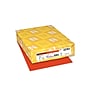 Astrobrights 65 lb. Cardstock Paper, 8.5" x 11", Orbit Orange, 250 Sheets/Pack (WAU22761)~#|#~sp43812193_sc7