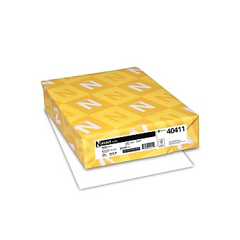 Neenah Exact Index 110 lb. Cardstock Paper, 8.5" x 11", White, 250 Sheets/Pack (WAU40411)