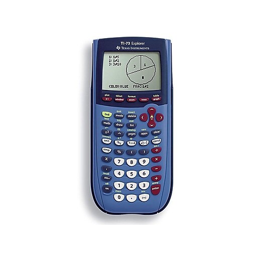 Texas Instruments Ti 73 Explorer 10 Digit Graphing Calculator Blue