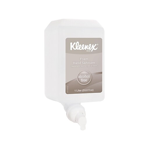 Kleenex® Luxury Foam E3 Instant AlcoholFree Hand Sanitizer, 1,000 ML, 6/Ct Staples