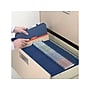 Smead Classification Folders with SafeSHIELD Fasteners, 2" Expansion, Letter Size, 1 Divider, Dark Blue, 10/Box (13732)~#|#~sp43812401_sc7