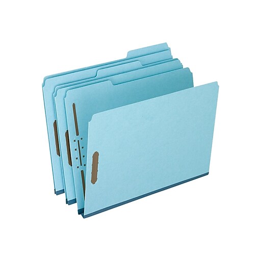 Pendaflex HeavyDuty Classification Folders, Letter Size, Light Blue, 25/Box (PFX FP213) Staples