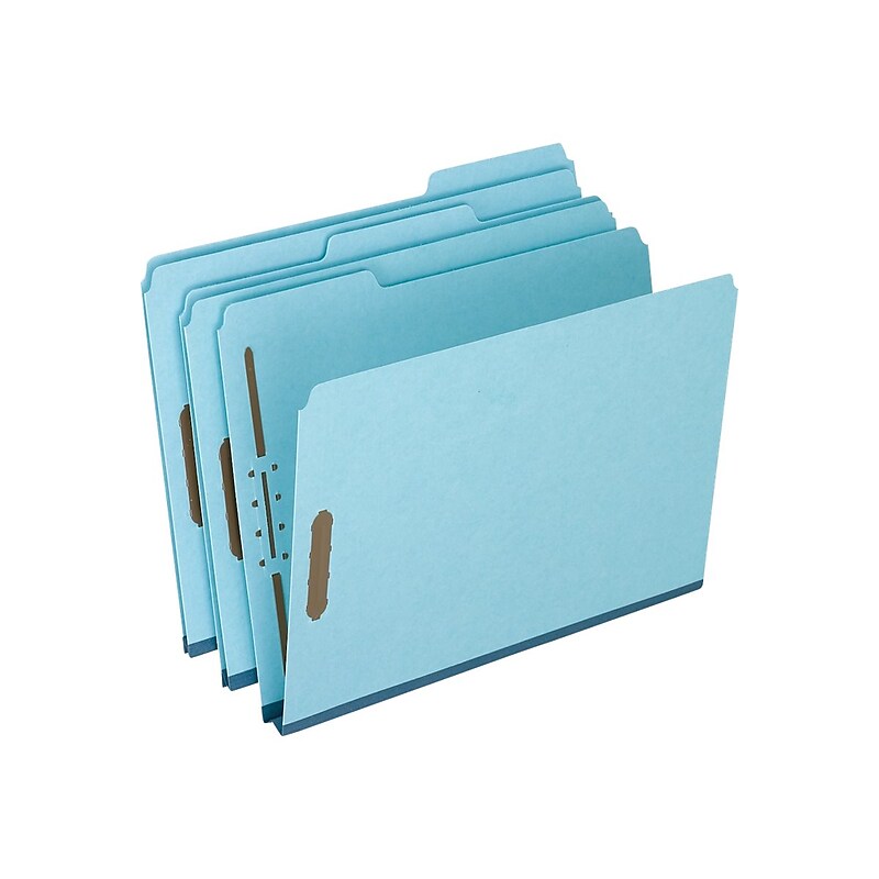 Pendaflex Heavy-Duty Classification Folders, Letter Size, Light Blue, 25/Box (PFX FP213) image 1