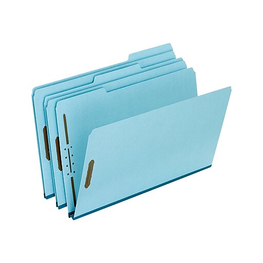 Pendaflex Pressboard Classification Folders, 1/3Cut Tab, 1" Expansion