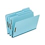 Pendaflex Pressboard Classification Folders, 1/3-Cut Tab, 1" Expansion, Legal Size, Light Blue, 25/Box (PFX FP313)~#|#~sp43812433_sc7