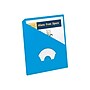 Oxford 1-Pocket Paper Handler Folders, Blue, 25/Pack (PFX 32902)~#|#~sp43812485_sc7