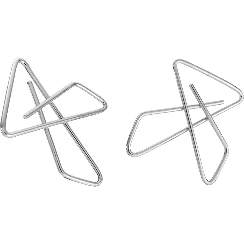 Officemate Butterfly Clamps, #1, Silver, 12/Box (99966) image 1
