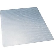 Deflect-O EconoMat 46" x 60'' Rectangular Chair Mat for Carpet, Vinyl (CM11442F)