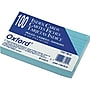 Oxford 3" x 5" Index Cards, Lined Blue, 100/Pack (OXF 7321 BLU)~#|#~sp43812670_sc7