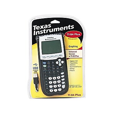Texas Instruments TI-84 PLUS CAS Graphing Calculator, Black (TI84PLUS)