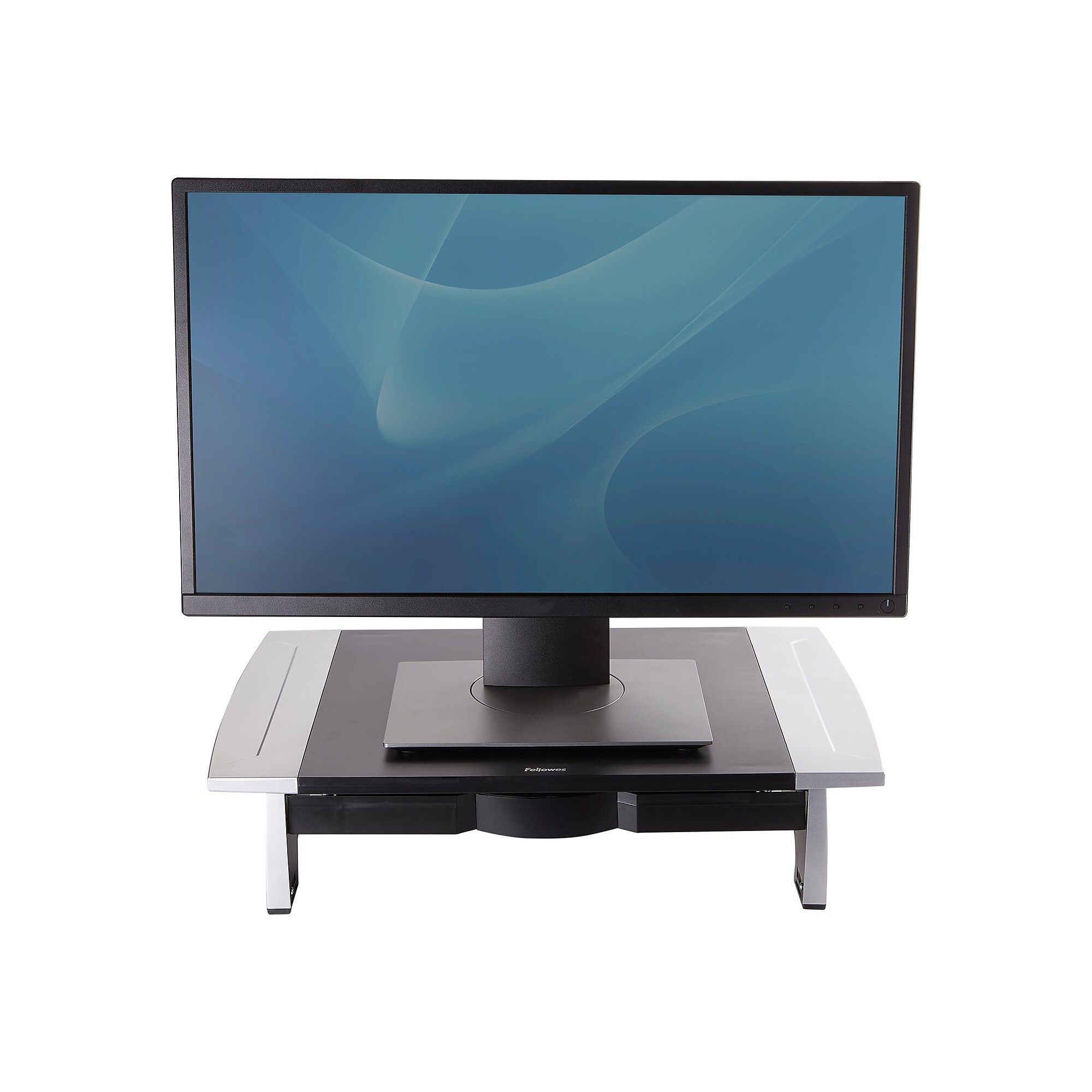 Fellowes Office Suites Monitor Riser, Up to 42″ Monitor, Black/Silver (8031101) Sansujyuku sansujyuku.com