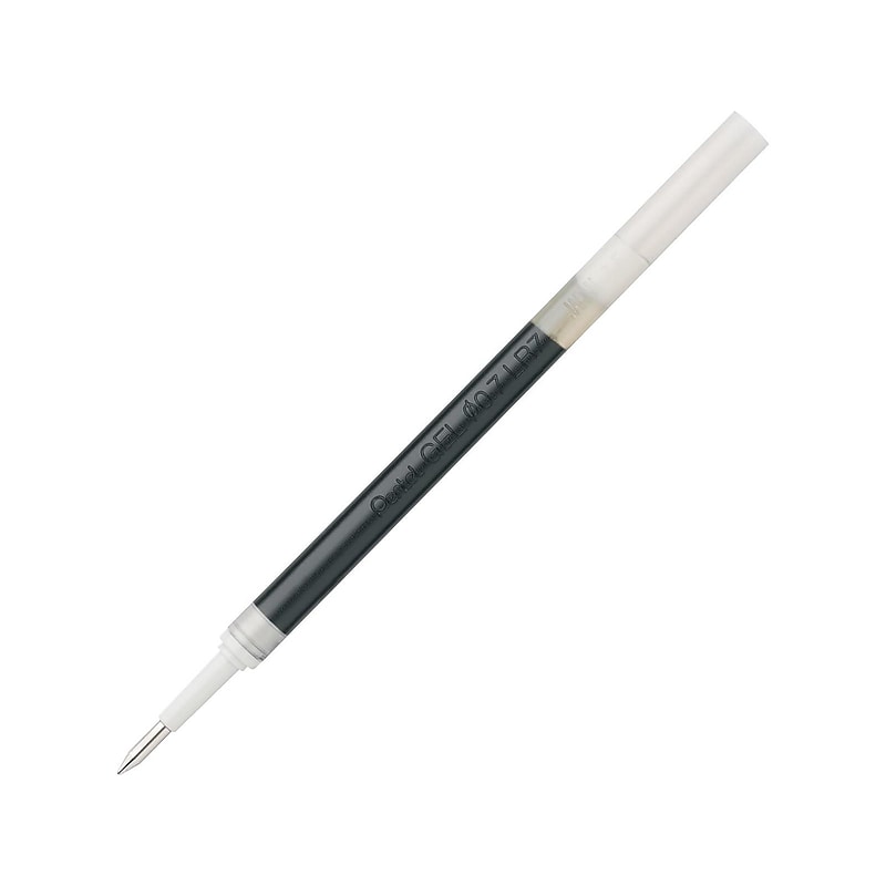 Pentel EnerGel Gel-Ink Pens Refill, Medium Point, Black Ink (PensLR7A) image 1