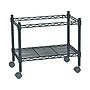 Safco Metal Mobile File Cart with Lockable Wheels, Black (5201BL)~#|#~sp43813074_sc7