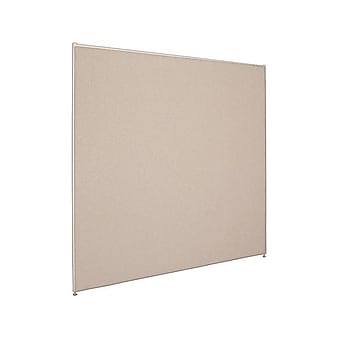 HON Verse Panel, 60"W x 60"H, Light Gray Finish, Gray Fabric (BSXP6060GYGY)