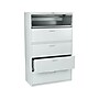 HON Brigade 600 Series 5-Drawer Lateral File Cabinet, Locking, Letter/Legal, Gray, 42"W (H695.L.Q)~#|#~sp43813124_sc7