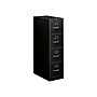 HON 310 Series 4-Drawer Vertical File Cabinet, Letter Size, Lockable, 52"H x 15"W x 26.5"D, Black  (HON314PP)~#|#~sp43813132_sc7