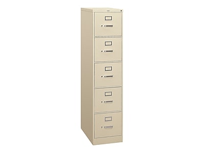 Hon 310 Series 26 1 2 Deep Commercial Vertical File Cabinets Letter Size At Staples